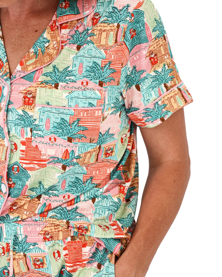 Pink Beach Huts Women&