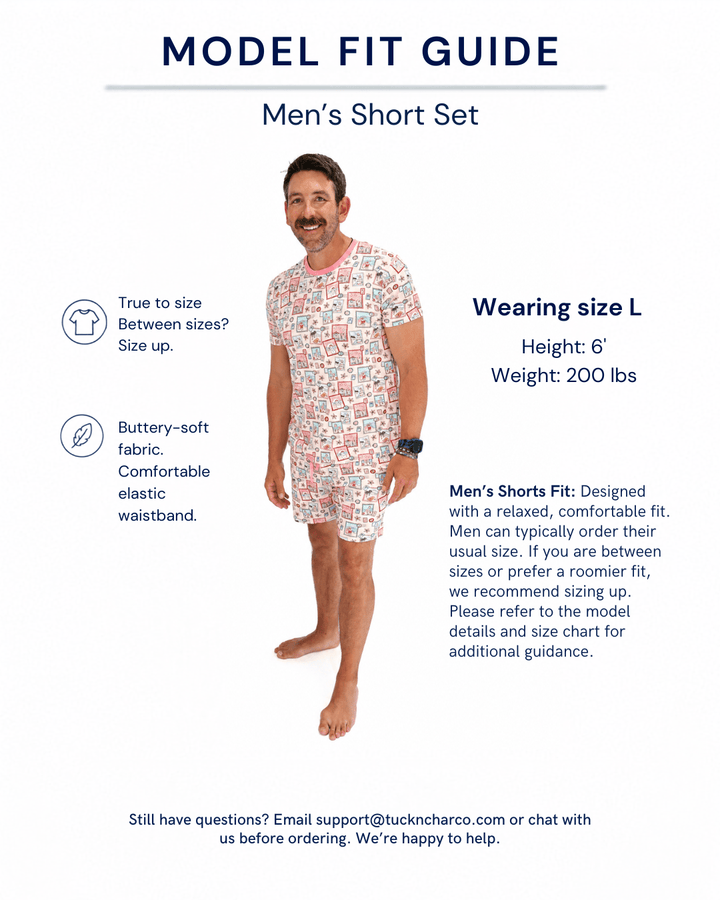 Pink Coastal Postcards Men&