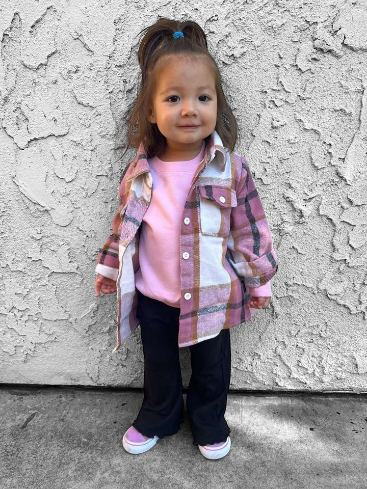 Playa Hermosa Rosa- Flannel - Tuck &amp; Char Co.