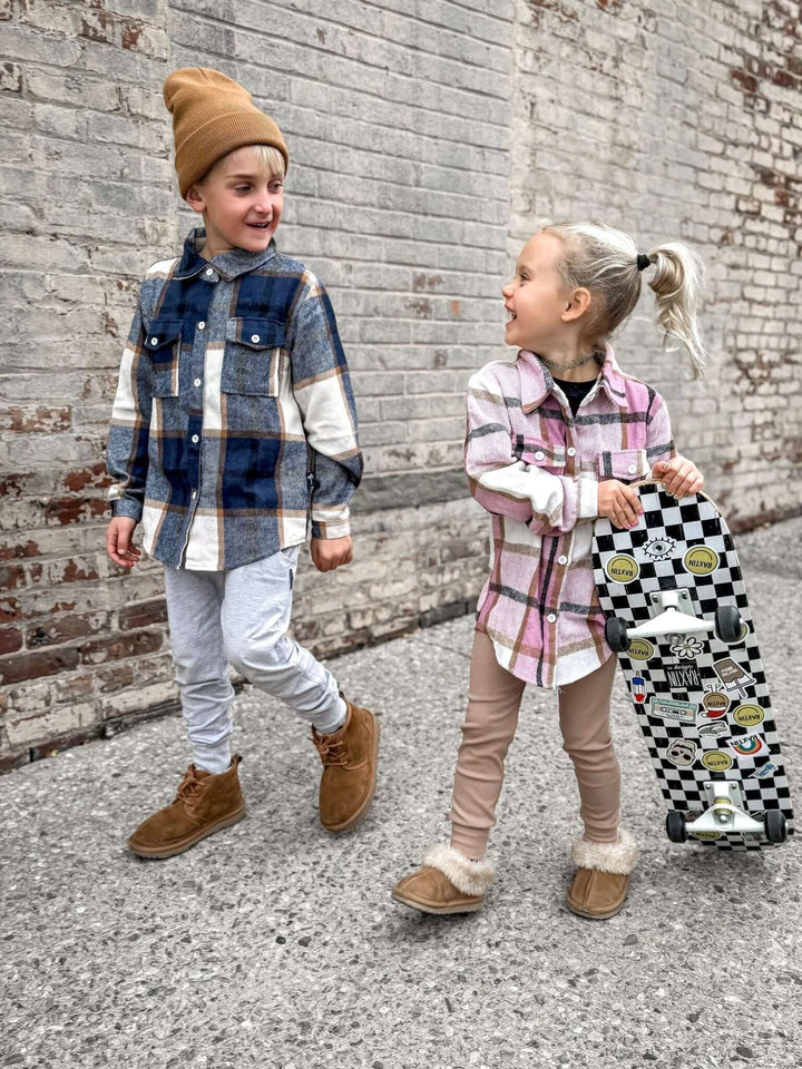 Playa Hermosa Rosa- Flannel - Tuck &amp; Char Co.