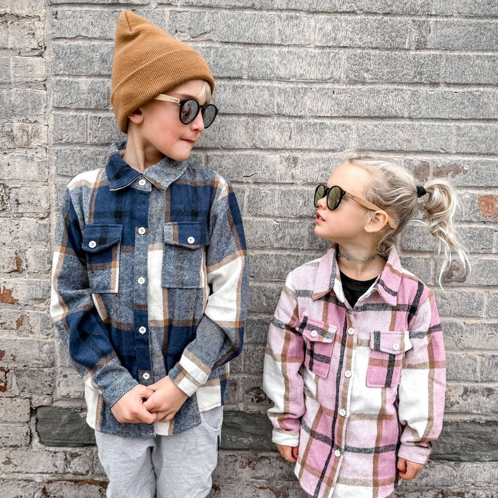 Playa Hermosa Rosa- Flannel - Tuck &amp; Char Co.