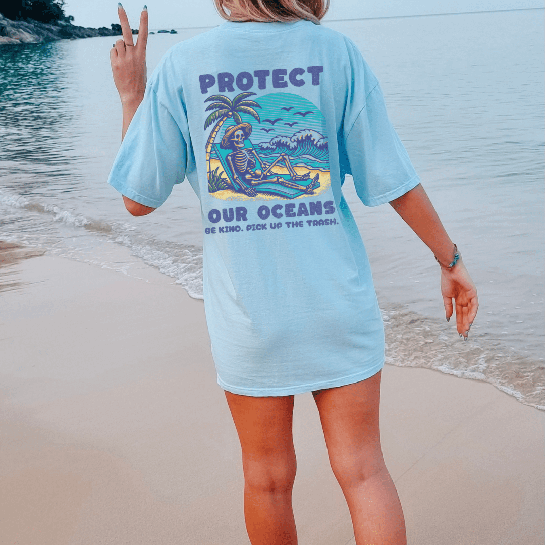 Protect Our Oceans- Adult T-Shirt - Tuck & Char Co.