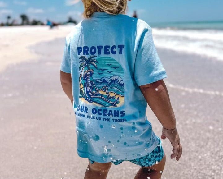 Protect Our Oceans T-Shirt - Tuck &amp; Char Co.