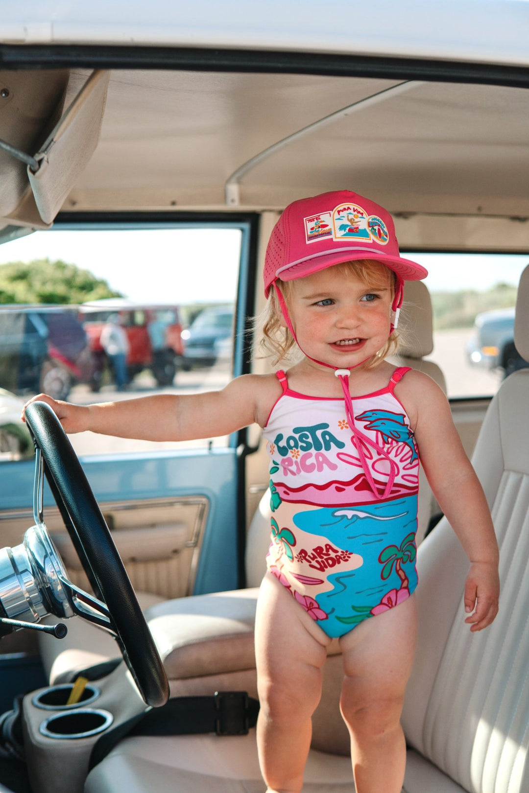 Pura Vida Girls One-Piece Swimsuit - Tuck &amp; Char Co.