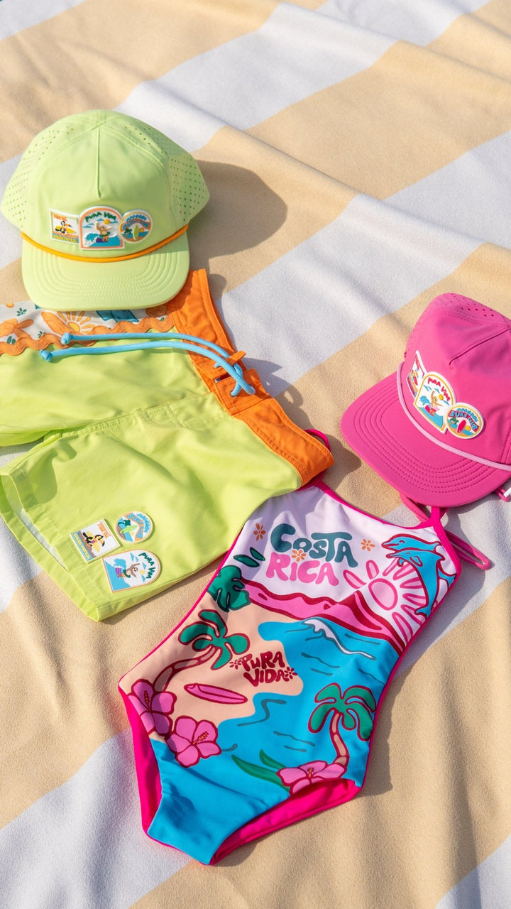 Pura Vida Grom Hat- Lime - Tuck &amp; Char Co.