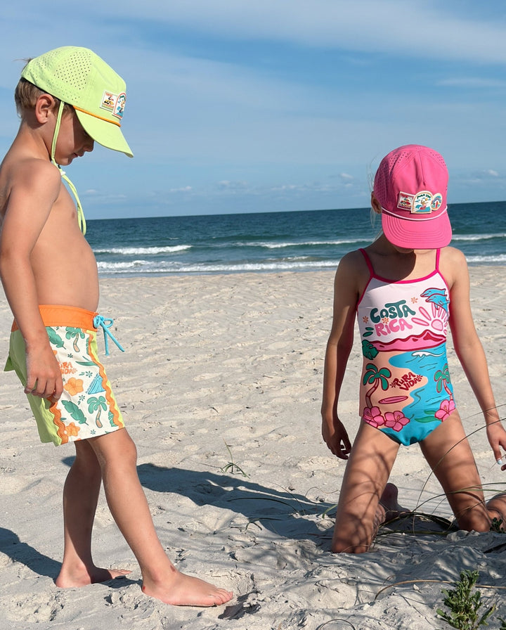 Pura Vida Grom Hat- Lime - Tuck &amp; Char Co.