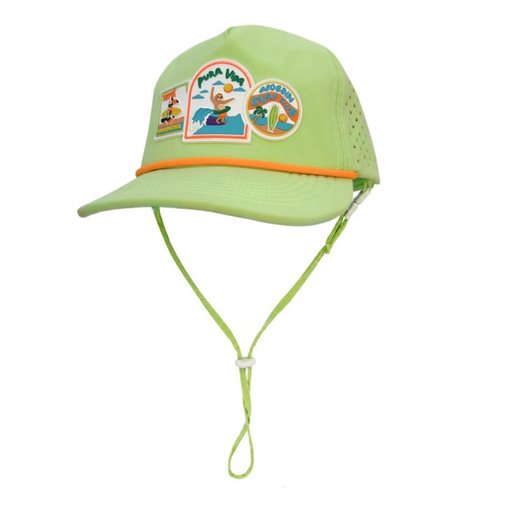 Pura Vida Grom Hat- Lime - Tuck &amp; Char Co.