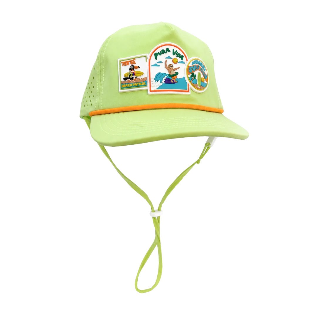 Pura Vida Grom Hat- Lime - Tuck & Char Co.