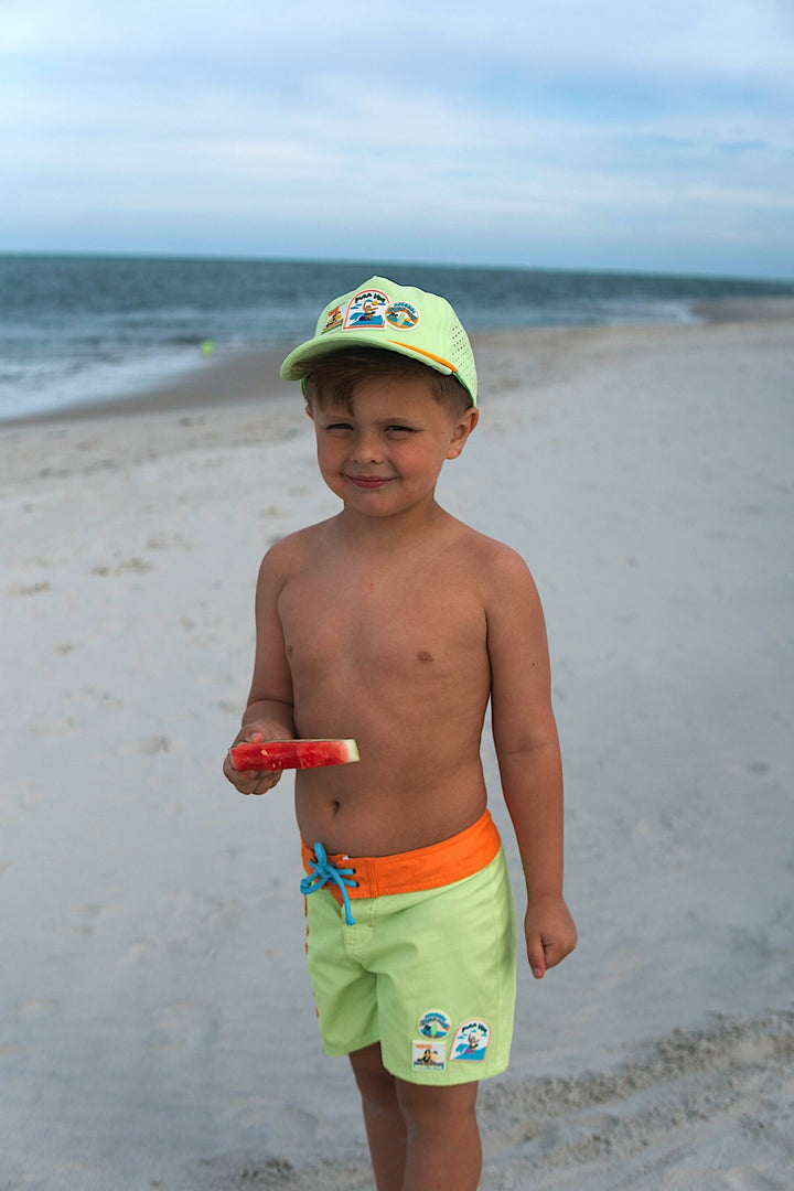 Pura Vida Grom Hat- Lime - Tuck &amp; Char Co.