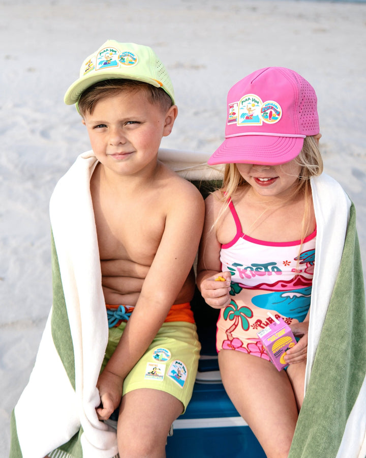 Pura Vida Grom Hat- Lime - Tuck &amp; Char Co.