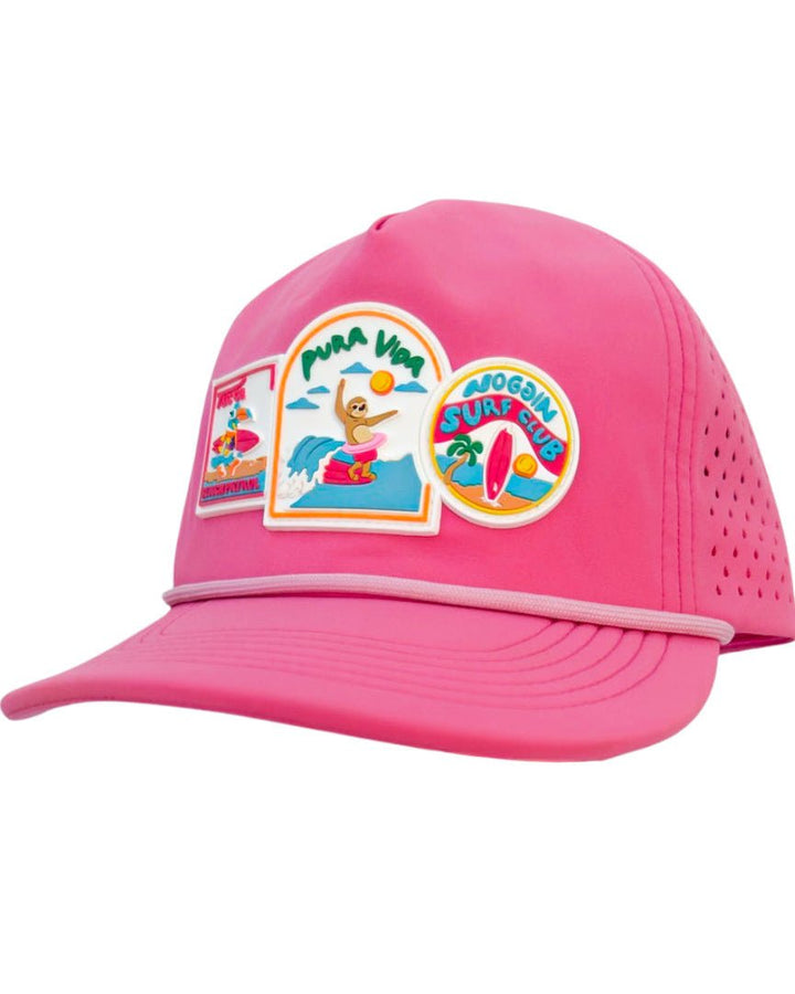 Pura Vida Grom Hat- Pink - Tuck &amp; Char Co.