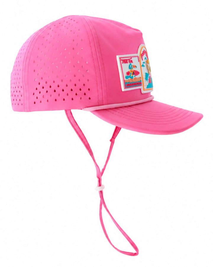 Pura Vida Grom Hat- Pink - Tuck &amp; Char Co.