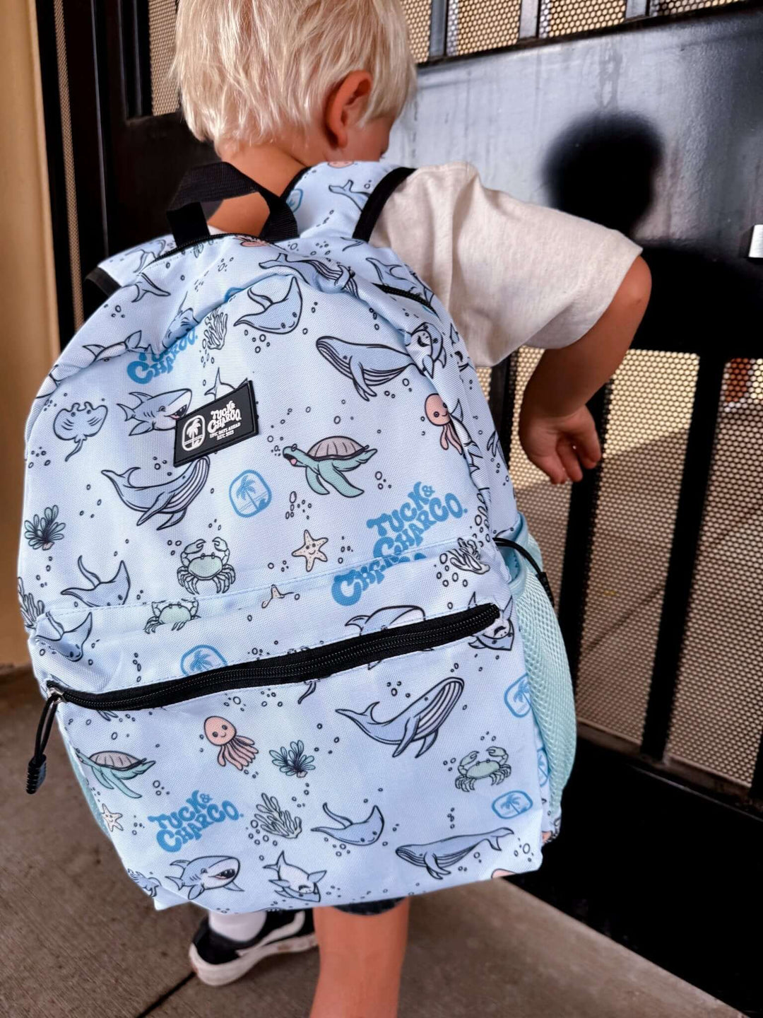 Rad Sea Crew Backpack Standard Size- Blue - Tuck & Char Co.
