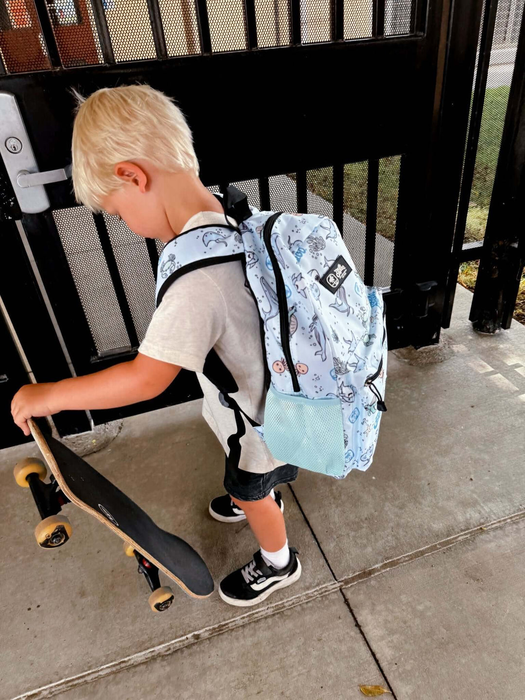 Rad Sea Crew Backpack Standard Size- Blue - Tuck &amp; Char Co.