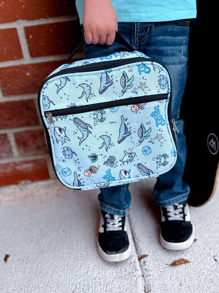 Rad Sea Crew Lunch Box- Blue - Tuck &amp; Char Co.