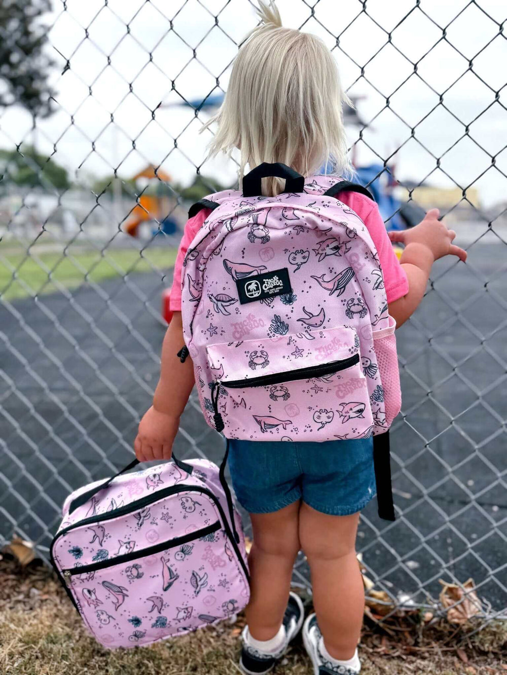 Rad Sea Crew Lunch Box- Pink - Tuck & Char Co.