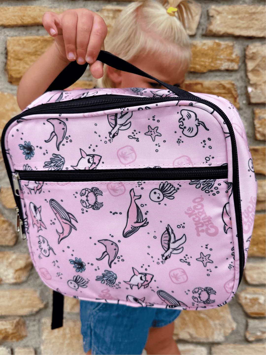 Rad Sea Crew Lunch Box- Pink - Tuck & Char Co.