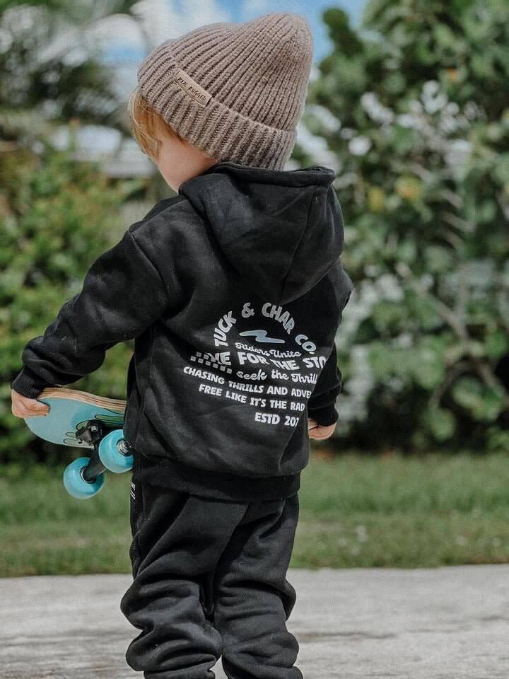 Riders Unite: Live for the Stoke (Black) - Tuck &amp; Char Co.