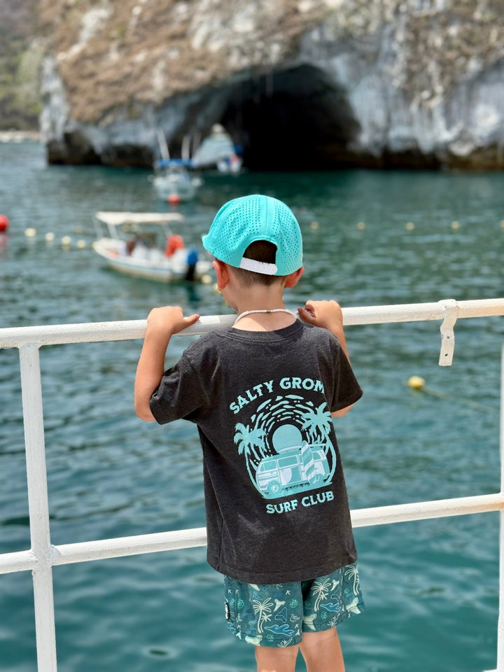 Salty Groms Surf Club T-Shirt - Tuck & Char Co.