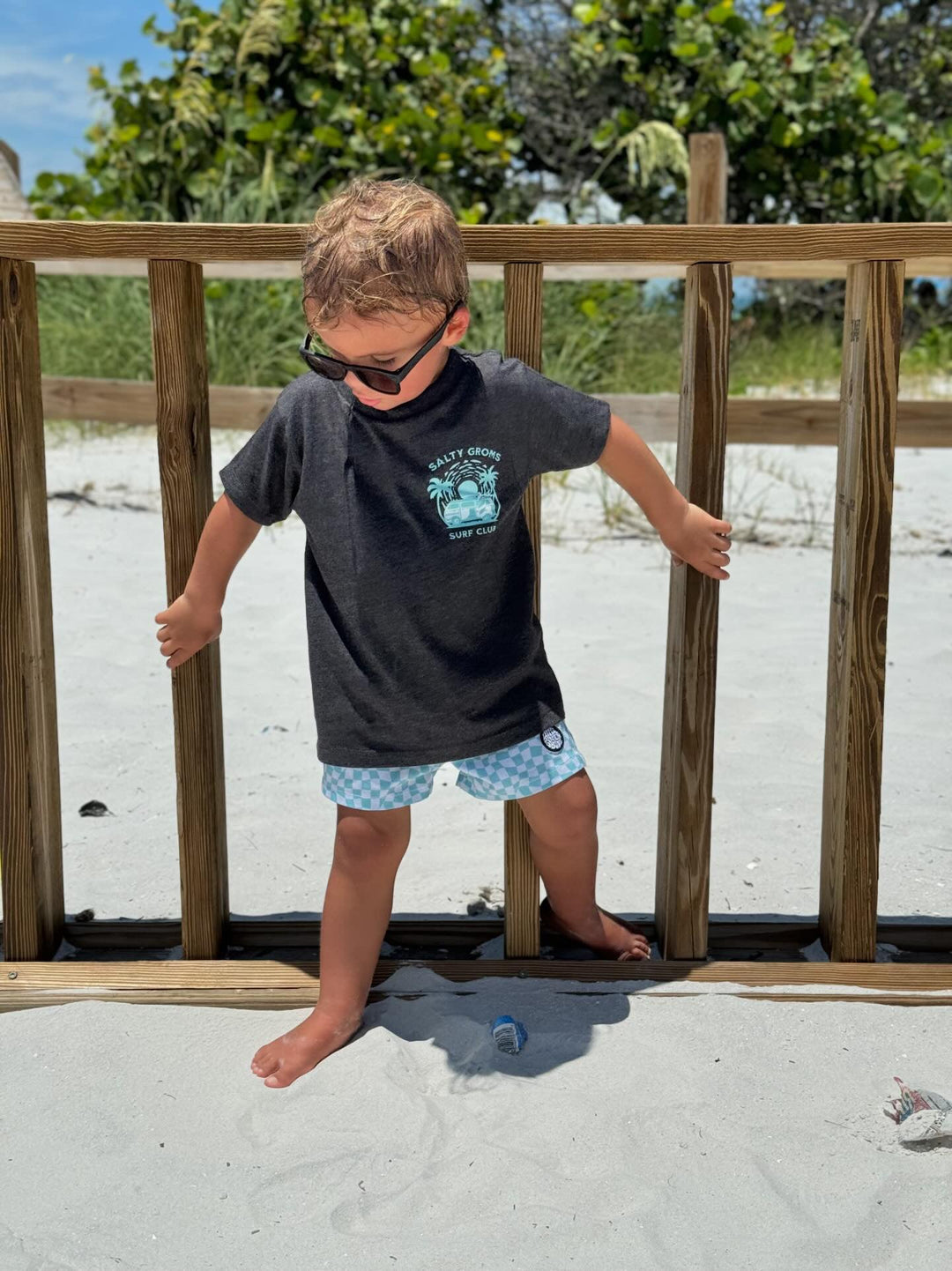 Salty Groms Surf Club T-Shirt - Tuck &amp; Char Co.