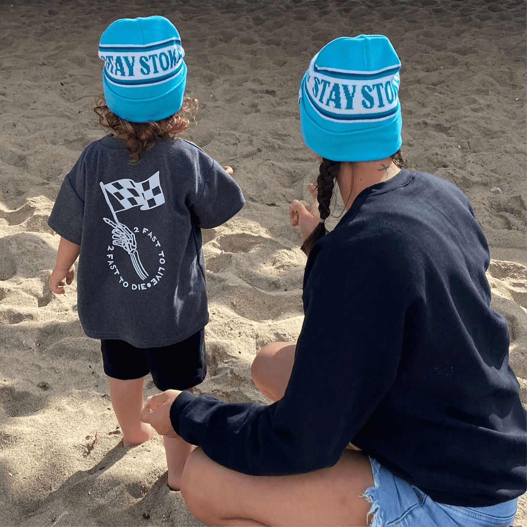 Stay Stoked- Beanie - Tuck &amp; Char Co.