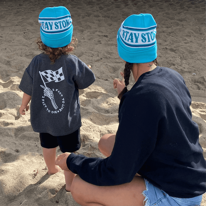 Stay Stoked- Beanie - Tuck &amp; Char Co.