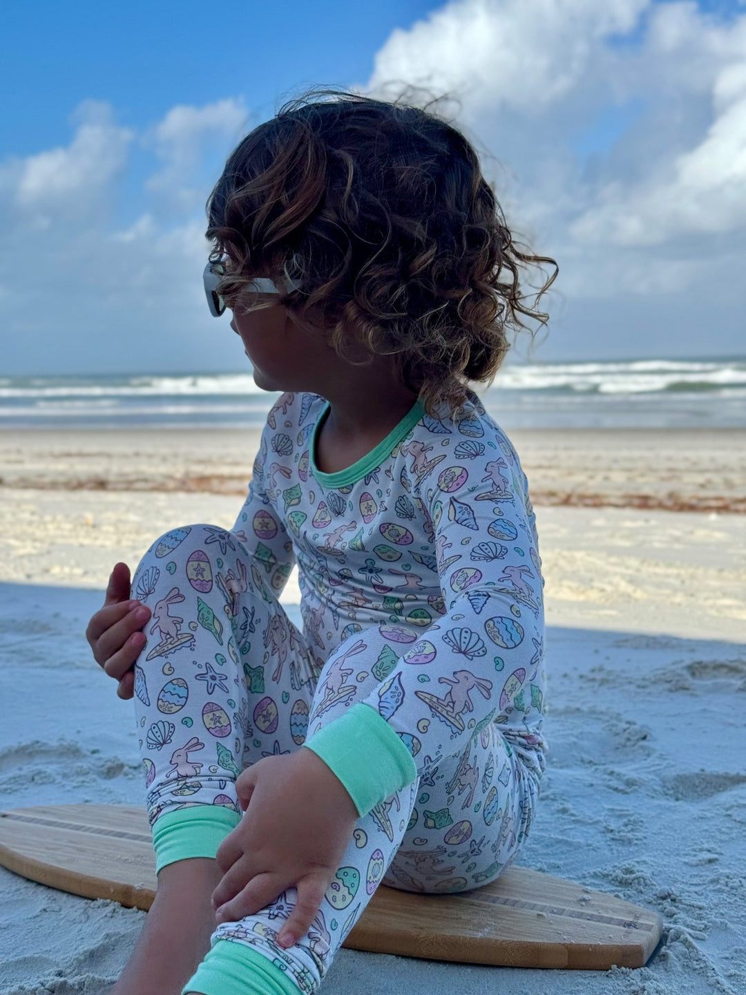Surfing Bunnies Easter Pajamas - Tuck &amp; Char Co.