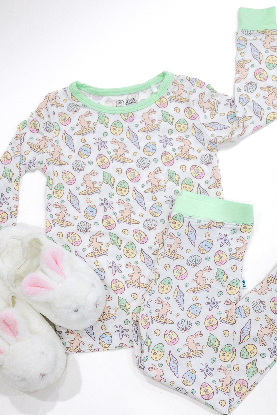 Surfing Bunnies Easter Pajamas - Tuck &amp; Char Co.