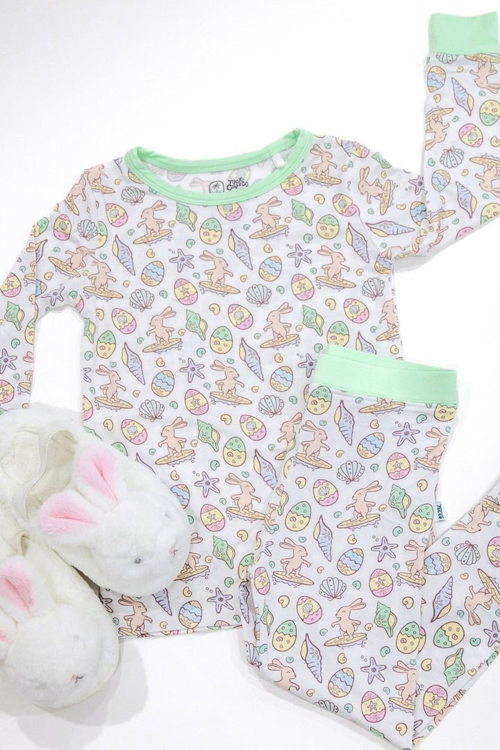 Surfing Bunnies Easter Pajamas - Tuck &amp; Char Co.