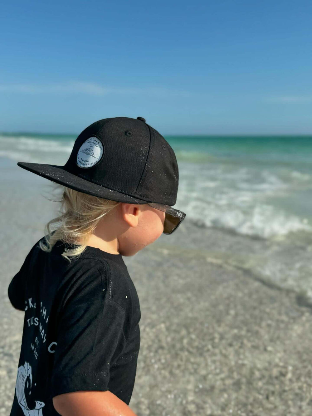 Tiny Shredder Club Snapback- Black - Tuck & Char Co.