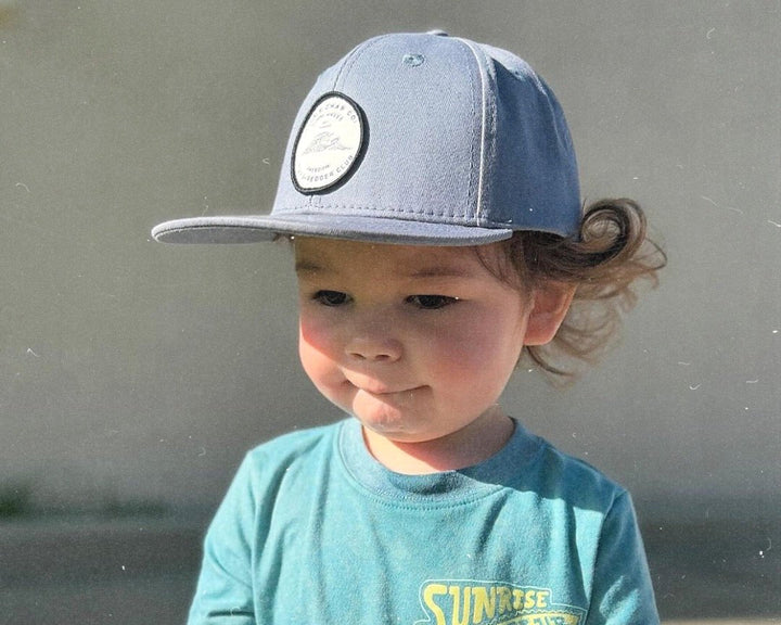 Tiny Shredder Club Snapback - Dusk Navy - Tuck &amp; Char Co.