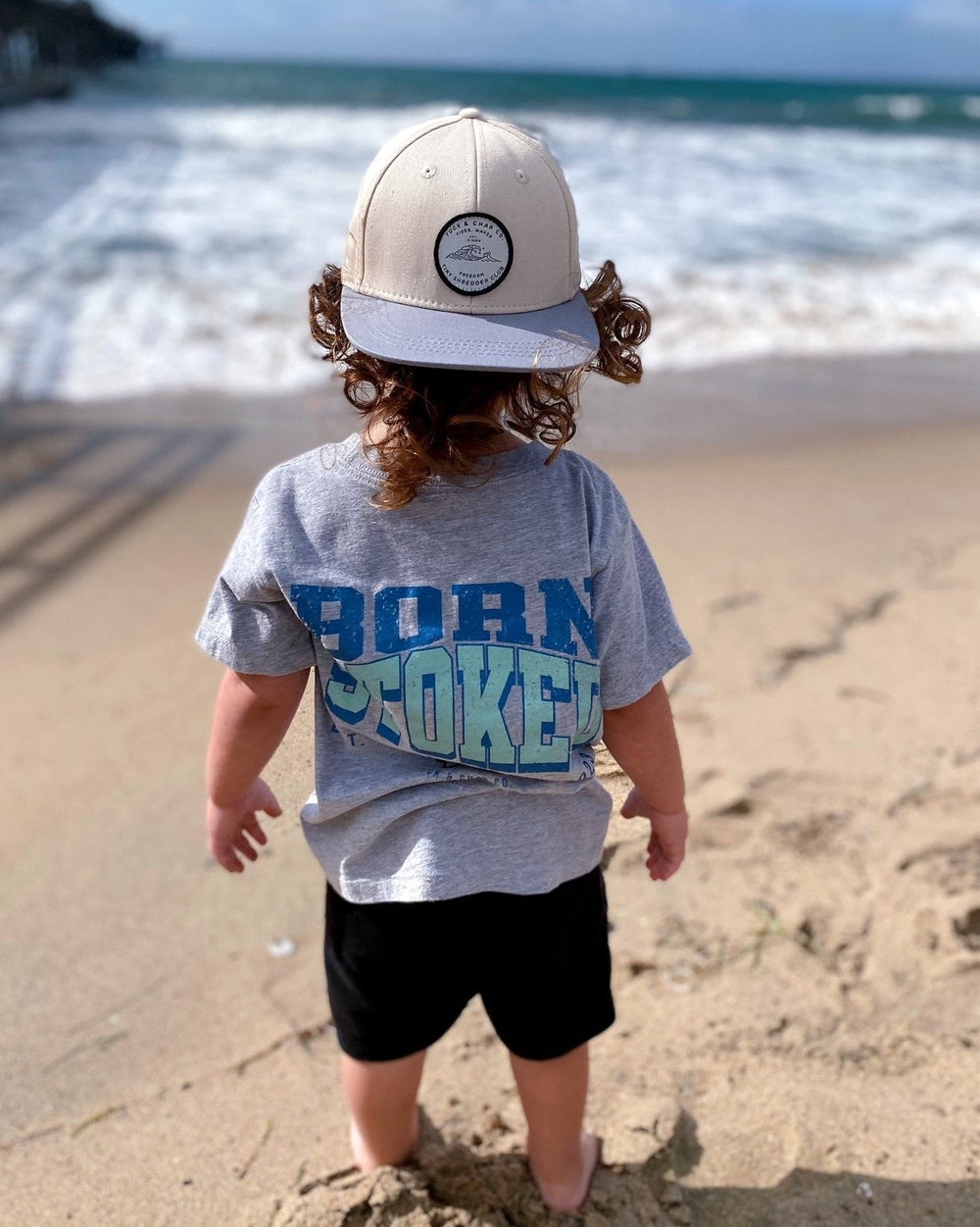 Tiny Shredder Club Snapback - Khaki - Tuck & Char Co.