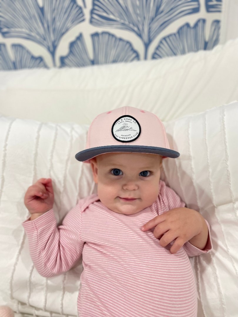 Tiny Shredder Club Snapback - Pink - Tuck &amp; Char Co.