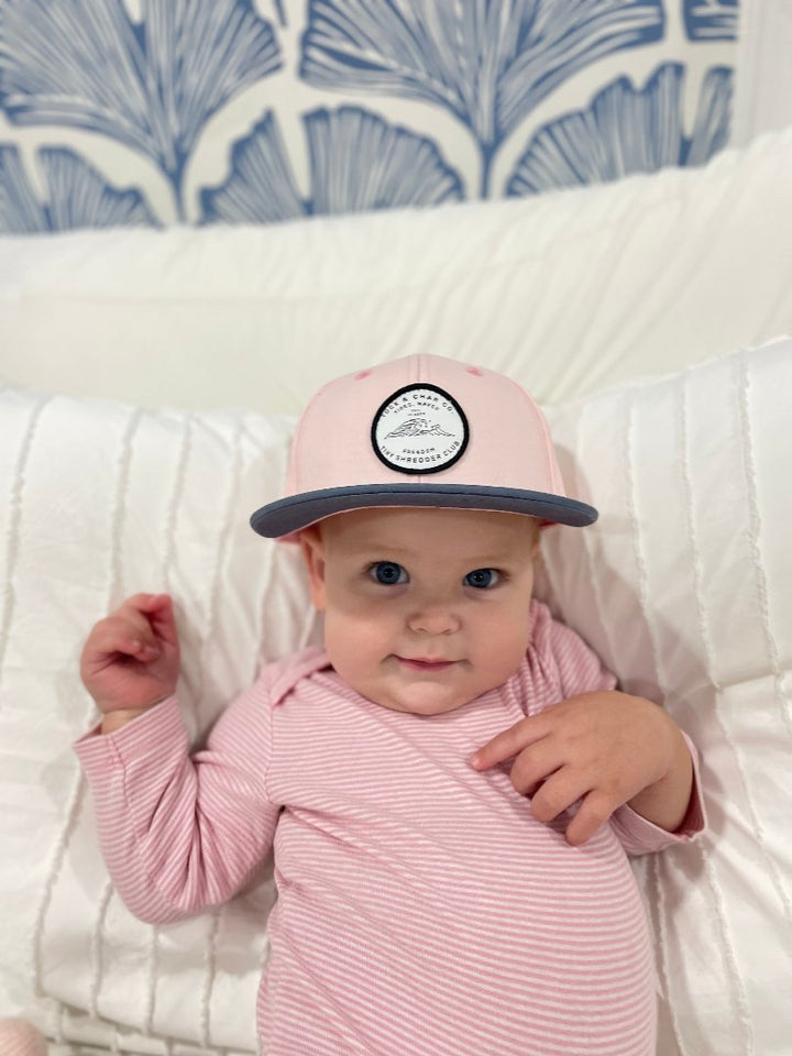 Tiny Shredder Club Snapback - Pink - Tuck &amp; Char Co.