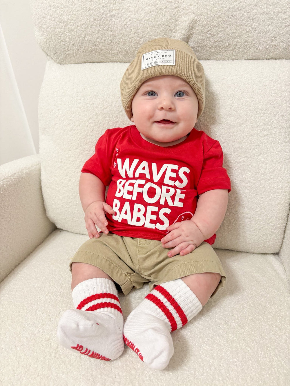 Waves Before Babes- T-Shirt - Tuck & Char Co.