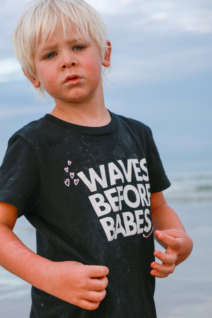 Waves Before Babes- T-Shirt - Tuck &amp; Char Co.