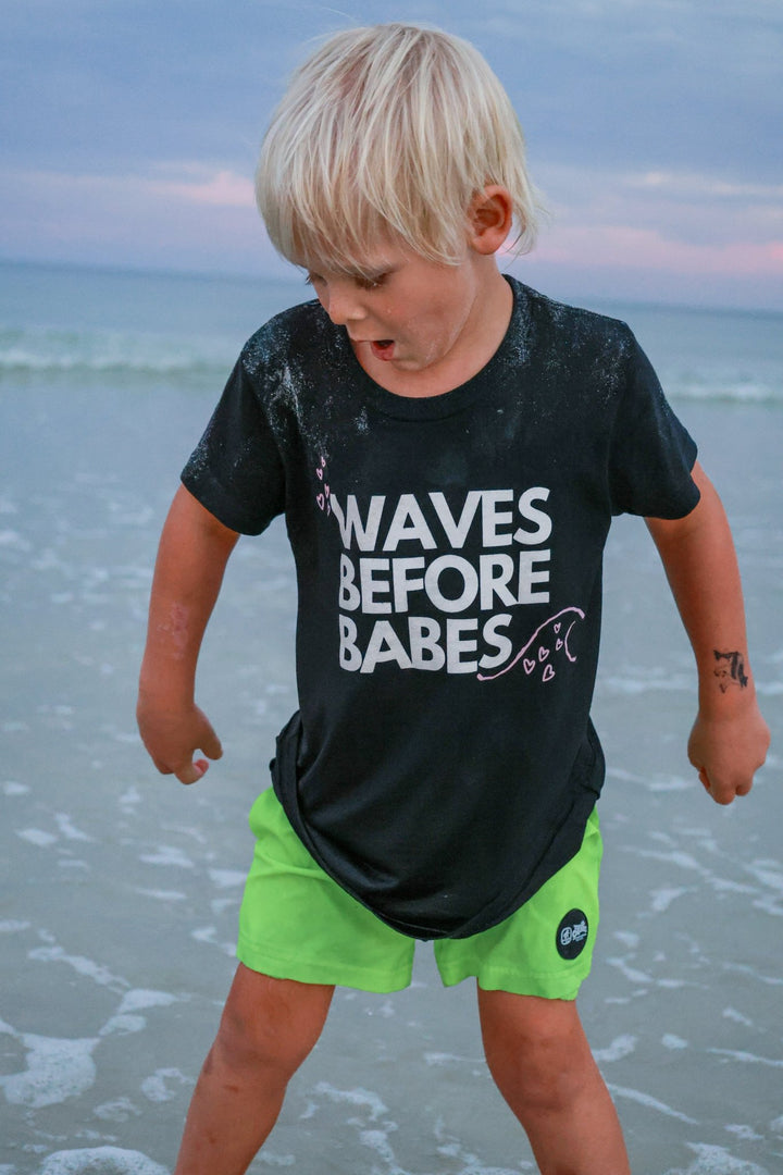 Waves Before Babes- T-Shirt - Tuck &amp; Char Co.
